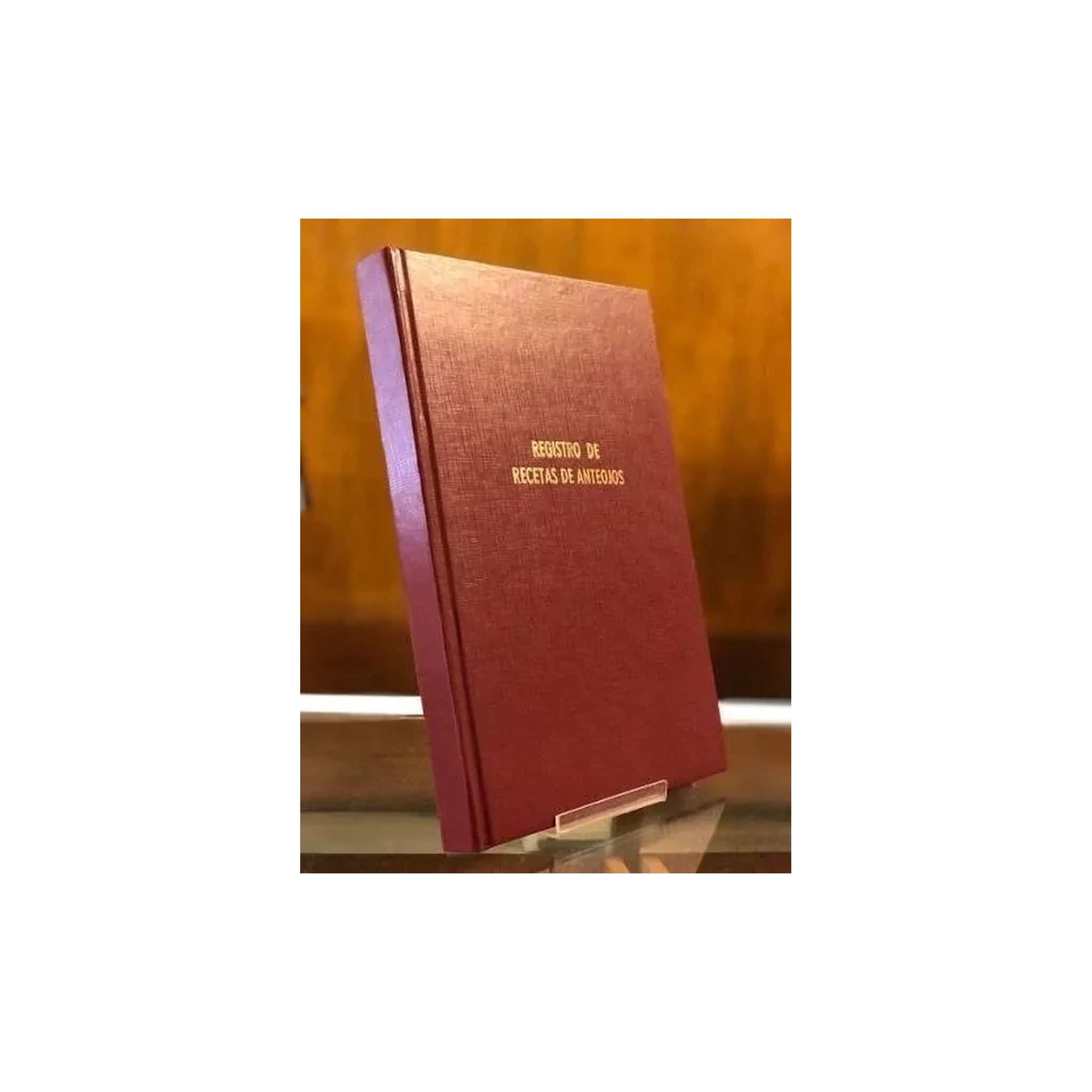 LIBRO REGISTRO DE RECETAS ANTEOJOS - 400 PAGINAS - OFICIO