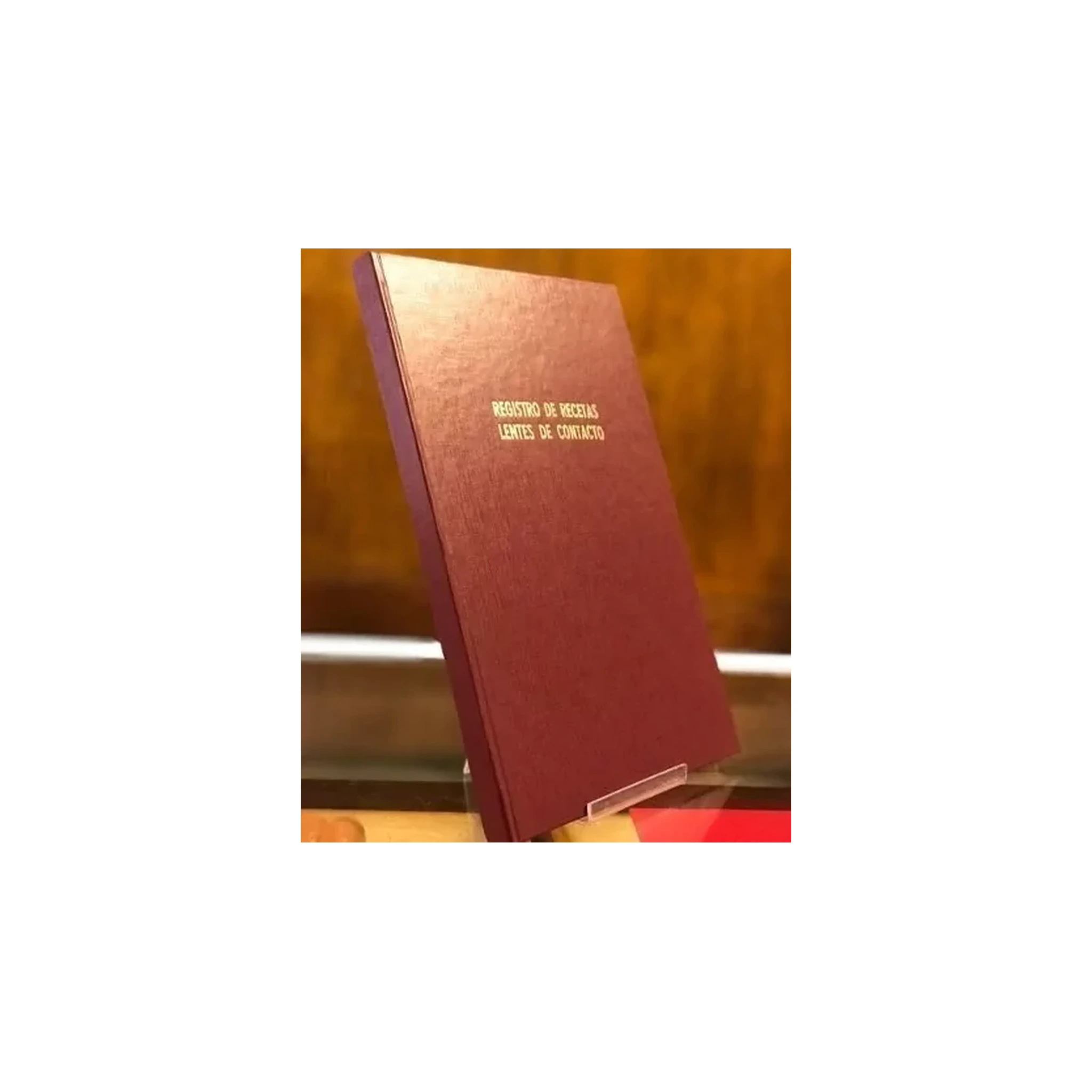 LIBRO REGISTRO DE RECETAS LENTES DE CONTACTO - 248 PAGINAS - OFICIO