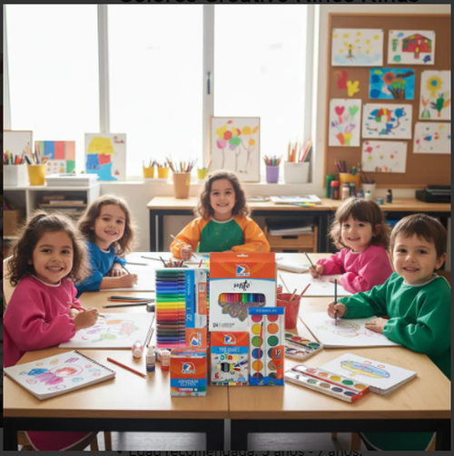 Kit Atril Infantil Arte Niños Niñas Moana