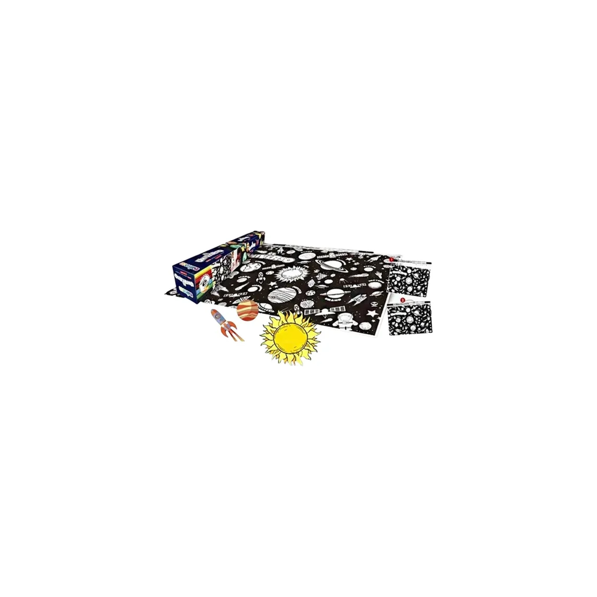 (COD 5501) SUPER LAMINA PARA PINTAR Y COLGAR UNIESCO 100X70 CM. EL UNIVERSO